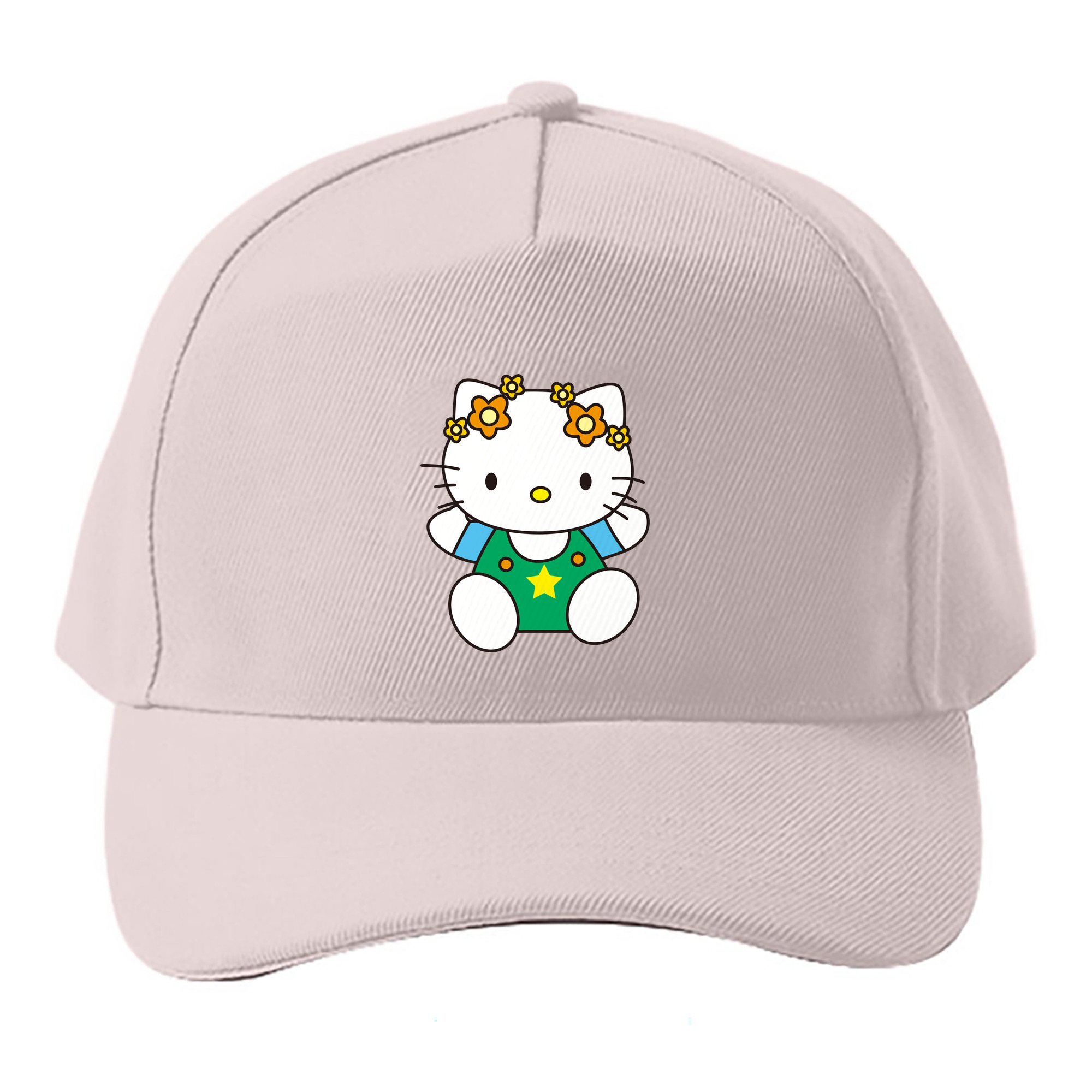 （画像用） Hello Kitty ハローキティ ベースボールキャップ 綿100％ 男女兼用 帽子 スポーツ